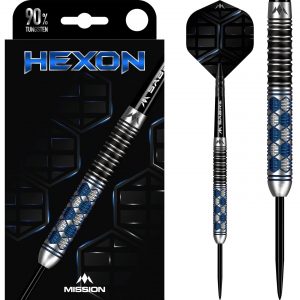Mission Hexon Darts - Steel Tip - 90% - Blue PVD