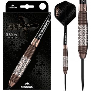 Mission Zero Darts - Steel Tip - 97.5% - Bronze PVD