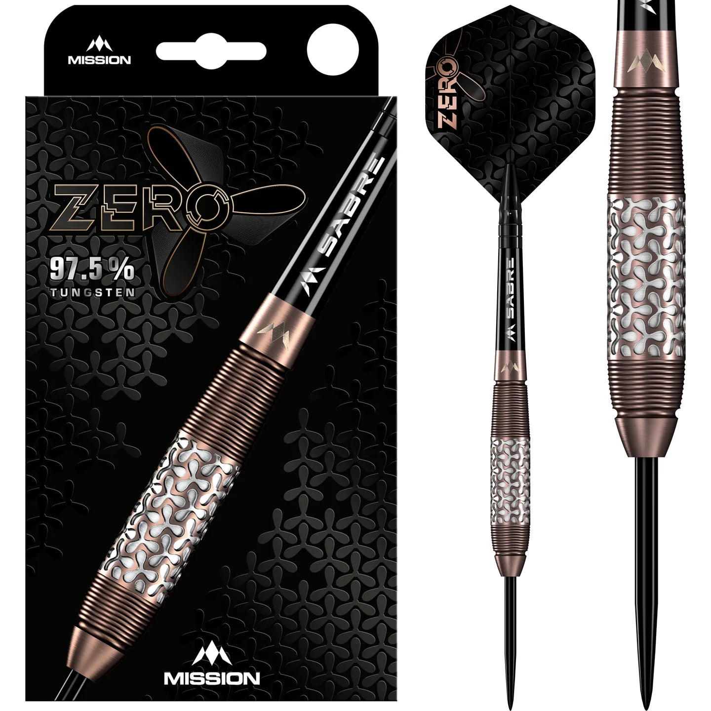 Mission Zero Darts - Steel Tip - 97.5% - Bronze PVD