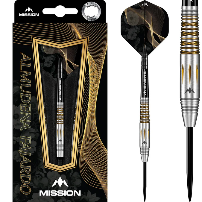 Mission Almudena Fajardo Ayuso - Steel Tip - 95% - Gold PVD Milled Silver