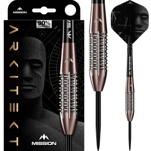 Mission Arkitekt Darts - Steel Tip - 90% Tungsten - Bronze Silica PVD